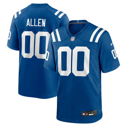 CJ Allen Indianapolis Colts Game Jersey - Royal | Stitched Football Jersey TJS0152