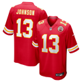 Nazeeh Johnson Kansas City Chiefs Game Player Jersey - Red | Stitched Football Jersey TJS0236