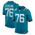 Ezra Cleveland Jacksonville Jaguars Game Jersey - Teal | Stitched Football Jersey TJS0407