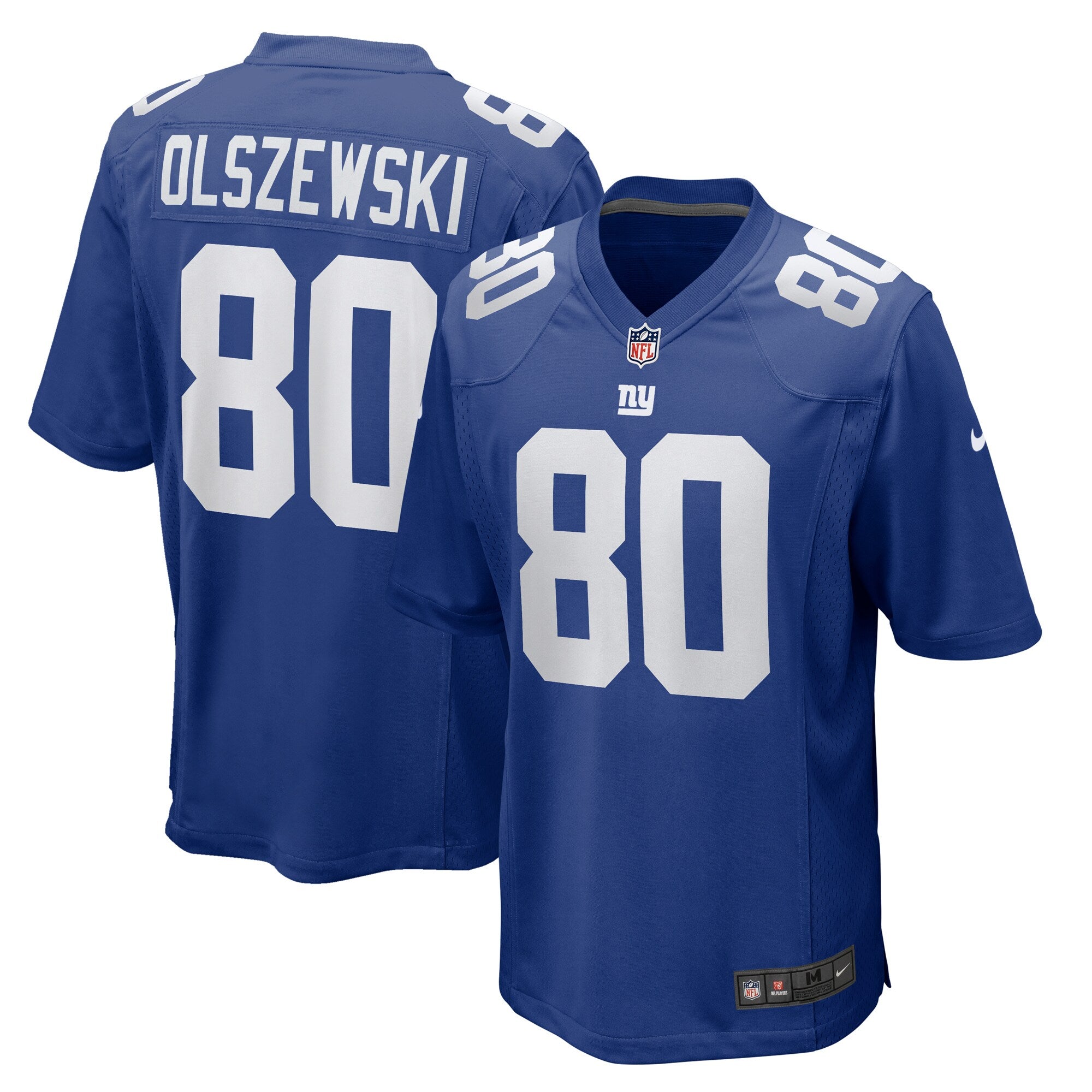Gunner Olszewski New York Giants Team Game Jersey - Royal | Stitched Football Jersey TJS0520
