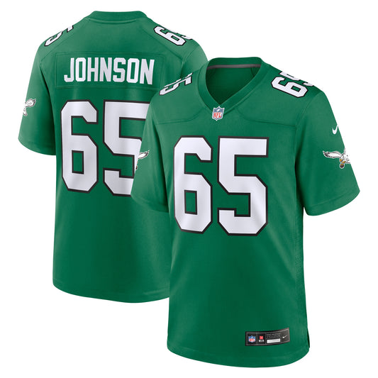 Lane Johnson Philadelphia Eagles Alternate Game Jersey - Kelly Green | Stitched Football Jersey TJS0562