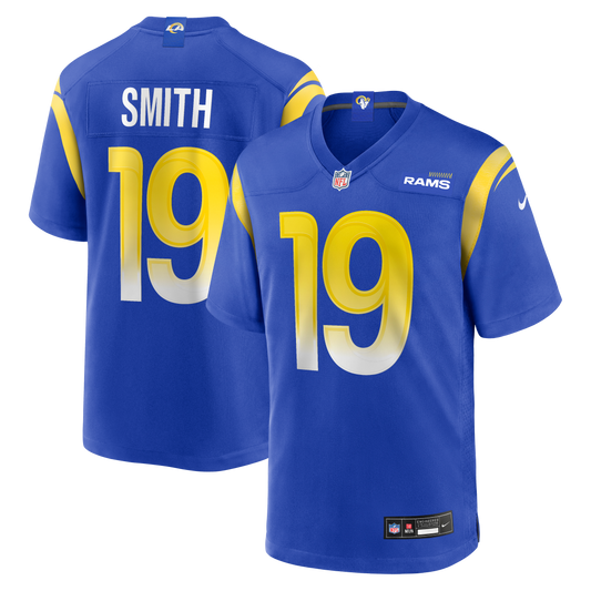 Xavier Smith Los Angeles Rams Home Game Jersey - Royal | Stitched Football Jersey TJS0519