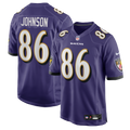 Cornelius Johnson Baltimore Ravens Team Game Jersey - Purple | Stitched Football Jersey TJS0410