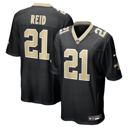 Justin Reid New Orleans Saints Team Game Jersey - Black | Stitched Football Jersey TJS0462
