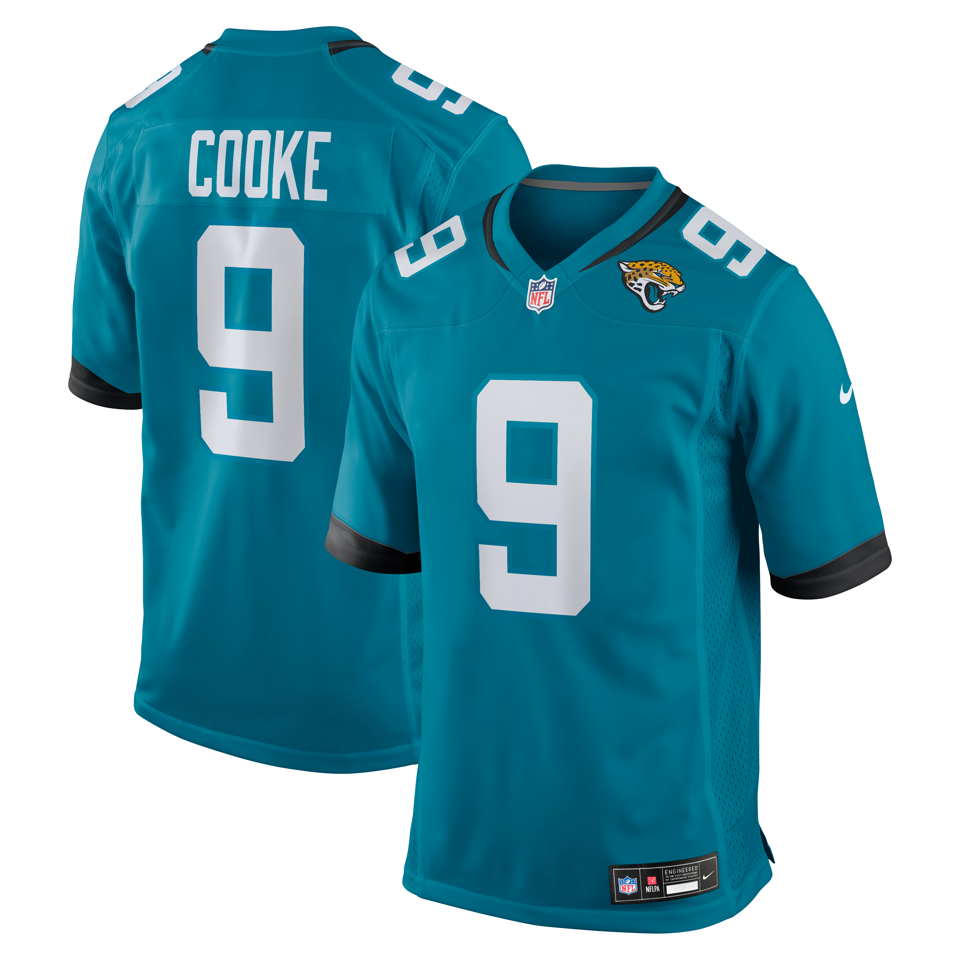Logan Cooke Jacksonville Jaguars Game Jersey - Teal | Stitched Football Jersey TJS0433