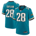 Fred Taylor Jacksonville Jaguars Prowler Throwback Retired Player Game Jersey - Teal | Stitched Football Jersey TJS0495