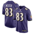 LaJohntay Wester Baltimore Ravens Team Game Jersey - Purple | Stitched Football Jersey TJS0588