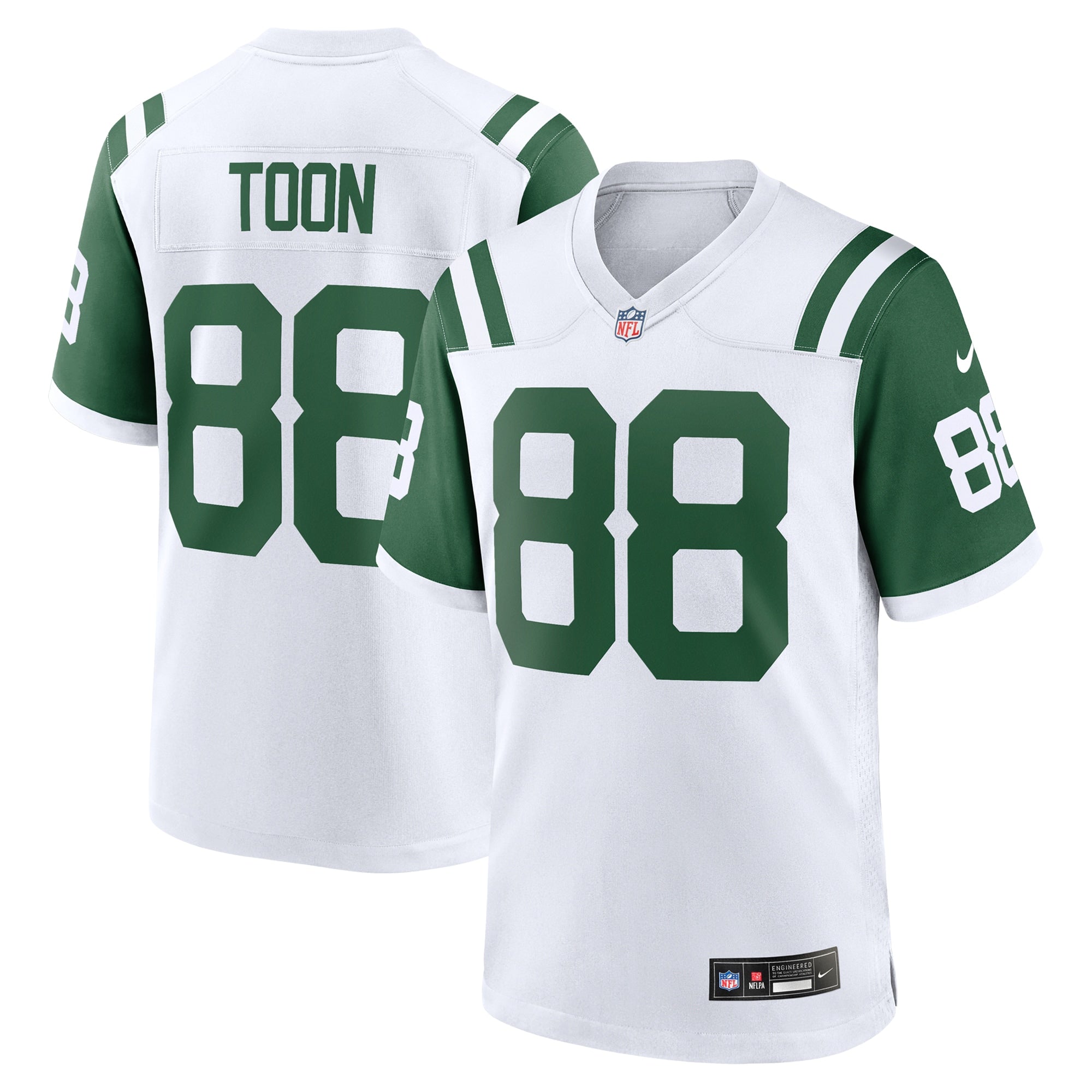 Al Toon New York Jets Retired Player Alternate Game Jersey - White | Stitched Football Jersey TJS0372