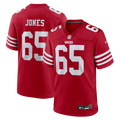 Robert Jones San Francisco 49ers Team Game Jersey - Scarlet | Stitched Football Jersey TJS0311