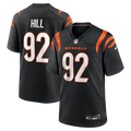 B.J. Hill Cincinnati Bengals Game Jersey - Black | Stitched Football Jersey TJS0402