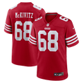 Colton McKivitz San Francisco 49ers Game Jersey - Scarlet | Stitched Football Jersey TJS0593