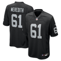 Jordan Meredith Las Vegas Raiders Game Player Jersey - Black | Stitched Football Jersey TJS0349