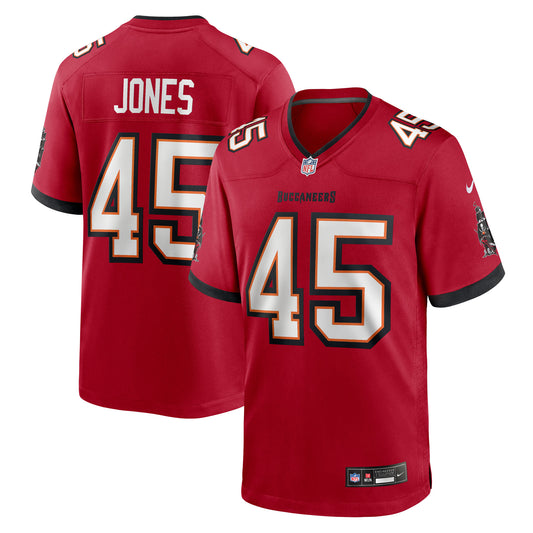 Deion Jones Tampa Bay Buccaneers Team Game Jersey - Red | Stitched Football Jersey TJS0471