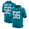 Yasir Abdullah Jacksonville Jaguars Team Game Jersey - Teal | Stitched Football Jersey TJS0303