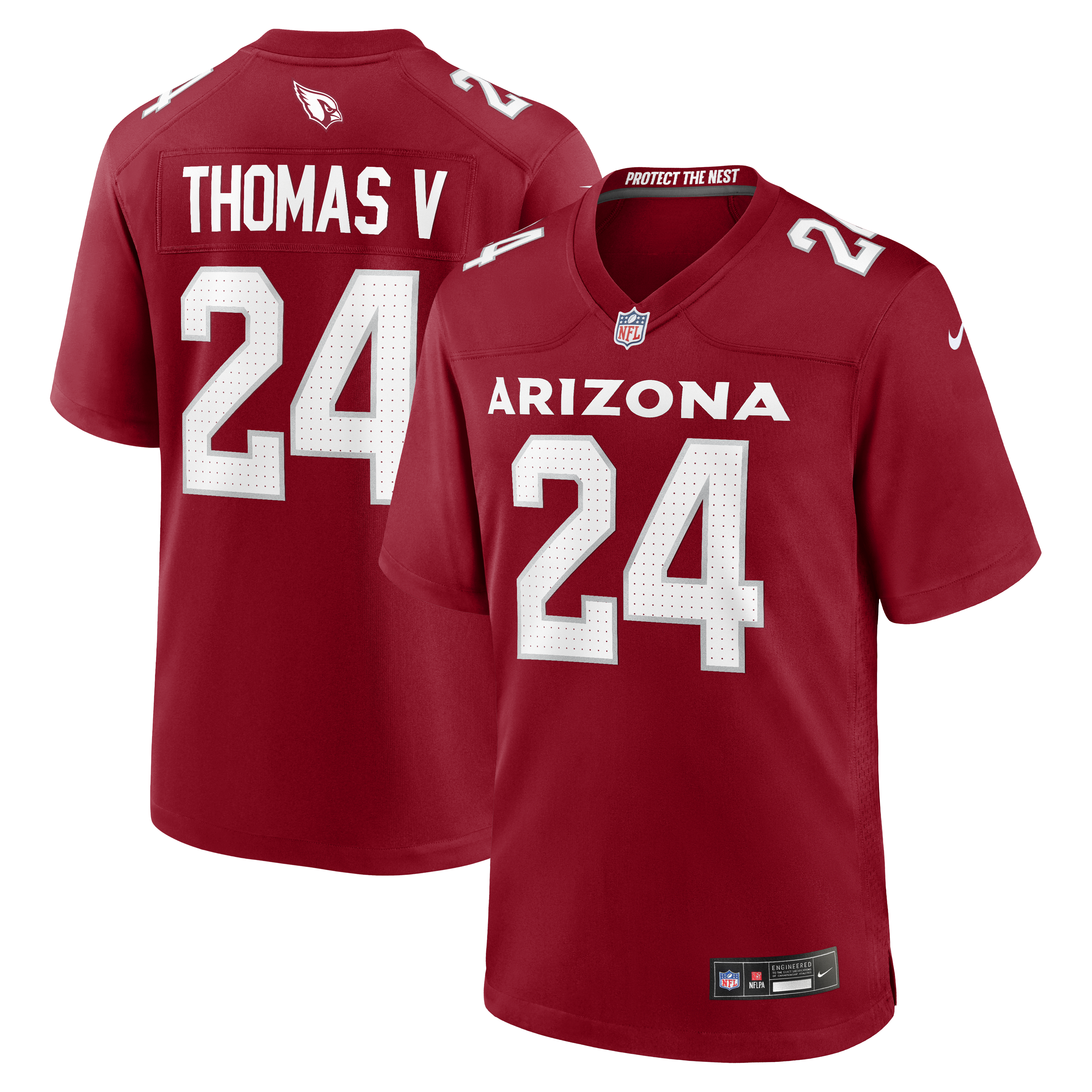 Starling Thomas V Arizona Cardinals Team Game Jersey - Cardinal | Stitched Football Jersey TJS0320