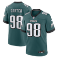 Jalen Carter Philadelphia Eagles Team Game Jersey - Midnight Green | Stitched Football Jersey TJS0521