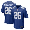 Devin Singletary New York Giants Team Game Jersey - Royal | Stitched Football Jersey TJS0502