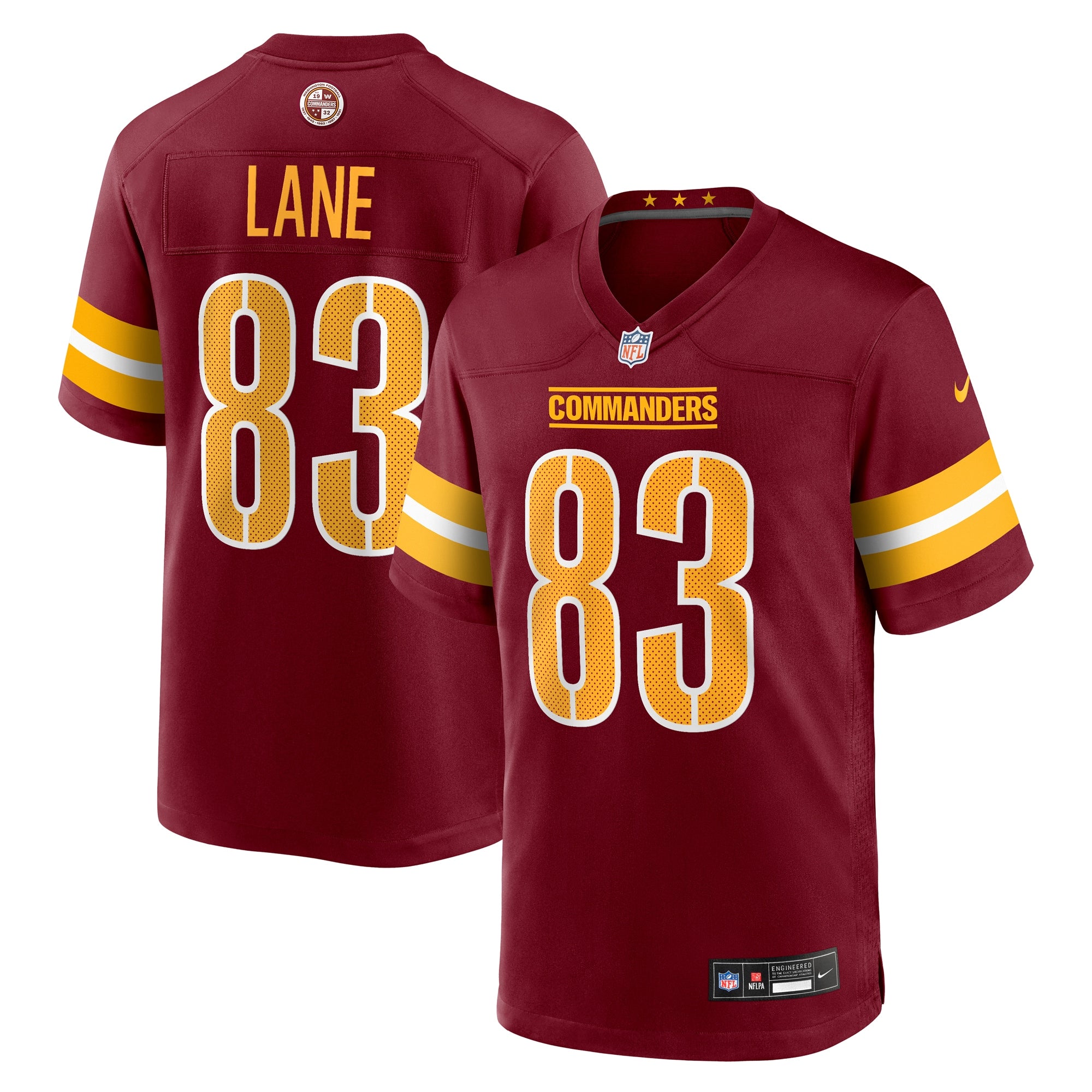 Jaylin Lane Washington Commanders Team Game Jersey - Burgundy | Stitched Football Jersey TJS0450