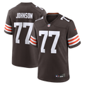 Zion Johnson Cleveland Browns Team Game Jersey - Brown | Stitched Football Jersey TJS0317