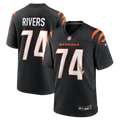 Jalen Rivers Cincinnati Bengals Team Game Jersey - Black | Stitched Football Jersey TJS0555