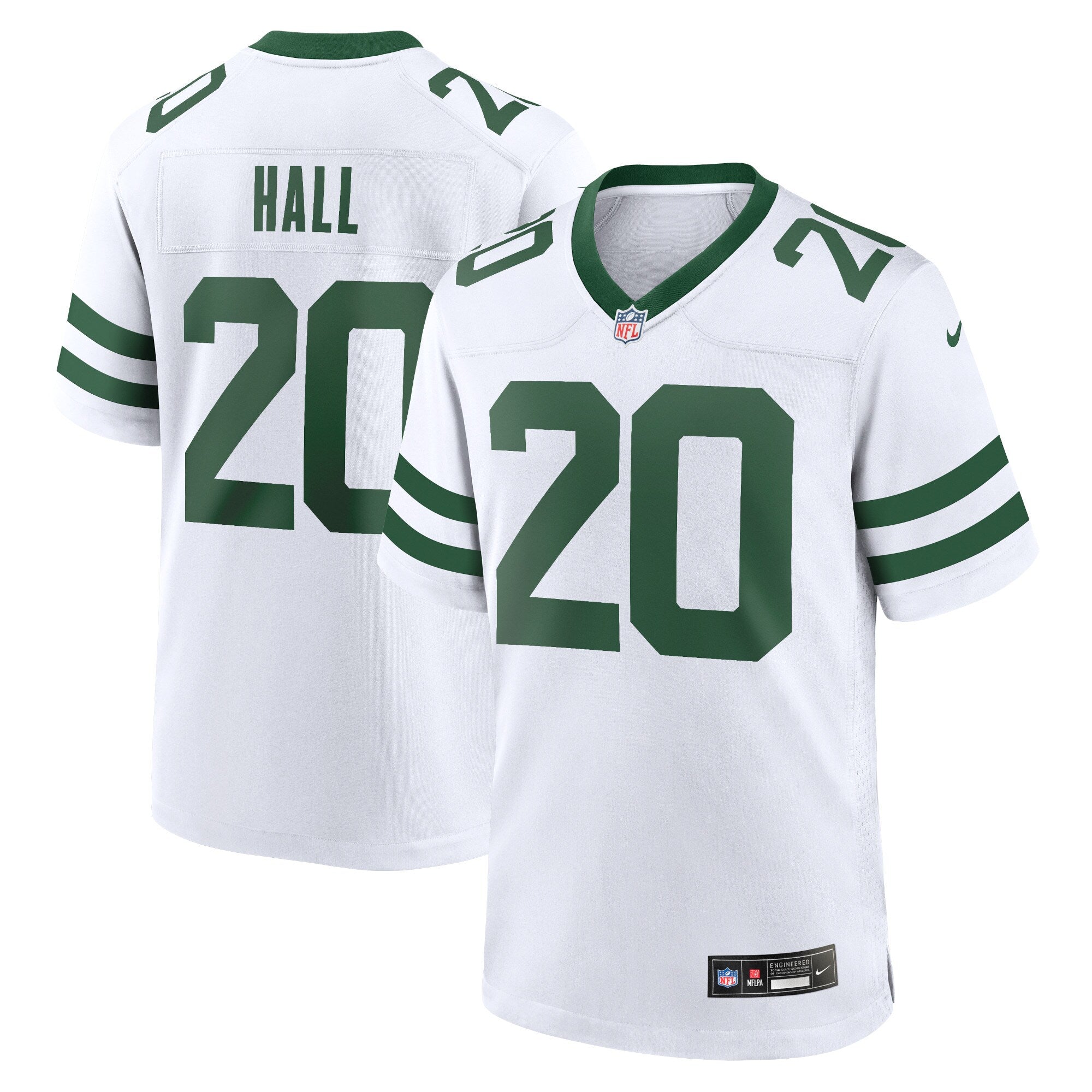Breece Hall New York Jets Game Jersey - Legacy White | Stitched Football Jersey TJS0594