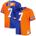 John Elway Denver Broncos M & N Big & Tall Split Legacy Retired Player Replica Jersey - Royal/Orange | Stitched Football Jersey TJS0595