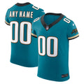 Jacksonville Jaguars Alternate Vapor F.U.S.E. Elite Custom Jersey - Teal | Stitched Football Jersey TJS0551