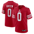 Renardo Green San Francisco 49ers Game Jersey - Scarlet | Stitched Football Jersey TJS0396