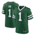New York Jets #1 Dad Game Jersey - Legacy Green | Stitched Football Jersey TJS0332