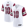 Tress Way Washington Commanders Game Jersey - White | Stitched Football Jersey TJS0546