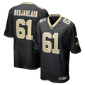 Drew Desjarlais New Orleans Saints Game Player Jersey - Black | Stitched Football Jersey TJS0355