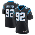 Cam Jackson Carolina Panthers Team Game Jersey - Black | Stitched Football Jersey TJS0554