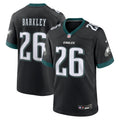 Saquon Barkley Philadelphia Eagles Alternate Game Jersey - Black | Stitched Football Jersey TJS0580