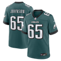 Lane Johnson Philadelphia Eagles Team Game Jersey - Midnight Green | Stitched Football Jersey TJS0437
