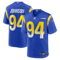 Desjuan Johnson Los Angeles Rams Home Game Jersey - Royal | Stitched Football Jersey TJS0375