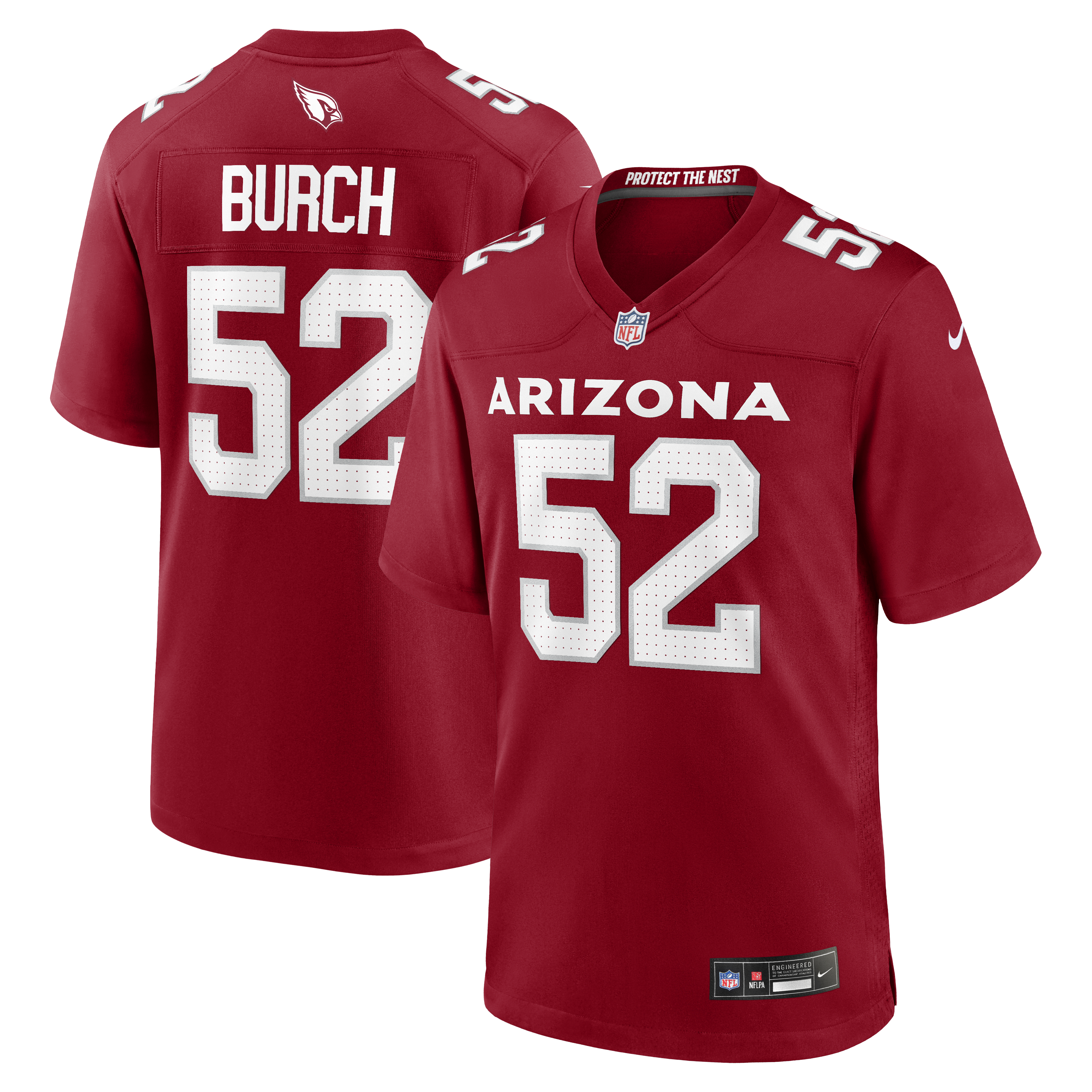 Jordan Burch Arizona Cardinals Team Game Jersey - Cardinal | Stitched Football Jersey TJS0508