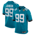Austin Johnson Jacksonville Jaguars Team Game Jersey - Teal | Stitched Football Jersey TJS0430