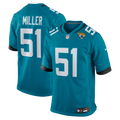 Ventrell Miller Jacksonville Jaguars Game Jersey - Teal | Stitched Football Jersey TJS0424