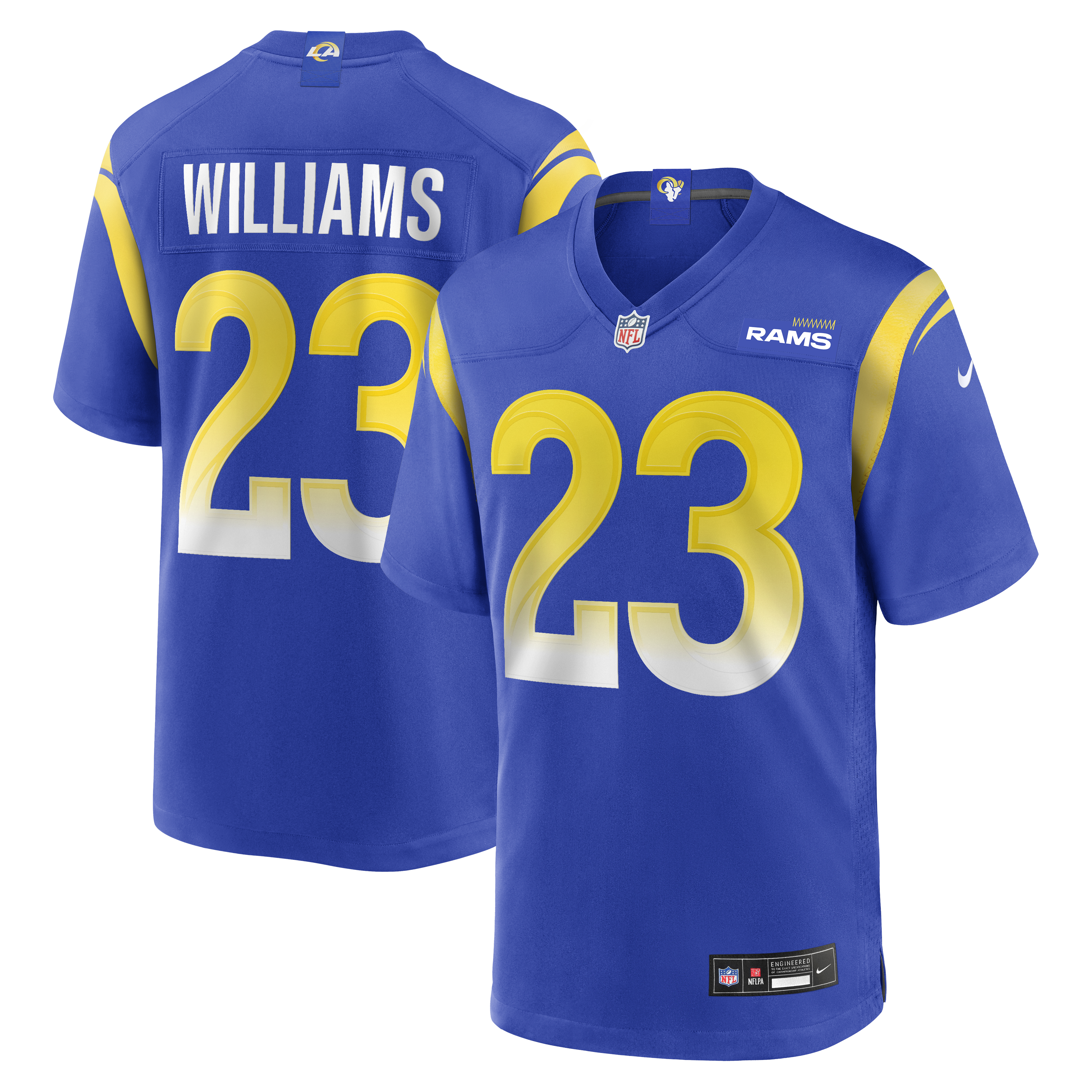 Kyren Williams Los Angeles Rams Game Player Jersey - Royal | Stitched Football Jersey TJS0440