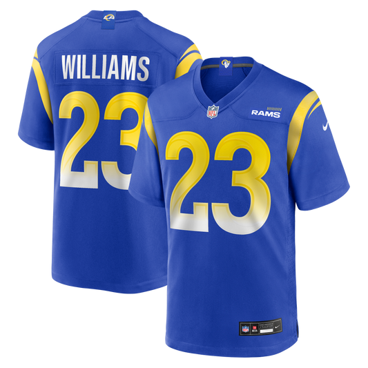 Kyren Williams Los Angeles Rams Game Player Jersey - Royal | Stitched Football Jersey TJS0440