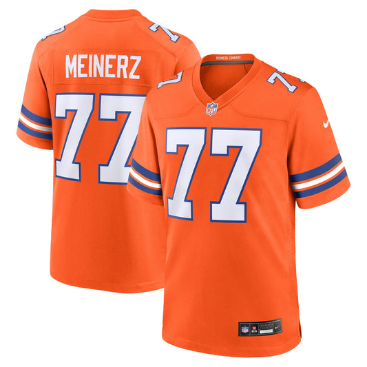 Quinn Meinerz Denver Broncos Alternate Game Jersey - Orange | Stitched Football Jersey TJS0453