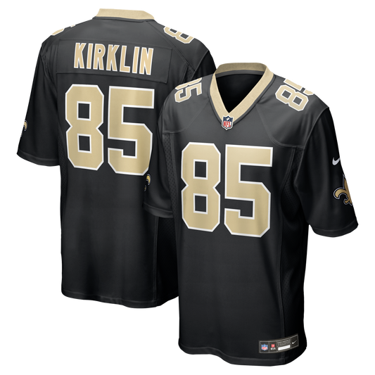 Jontre Kirklin New Orleans Saints Team Game Jersey - Black | Stitched Football Jersey TJS0360