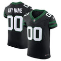 New York Jets Alternate Vapor F.U.S.E. Elite Custom Jersey - Legacy Black | Stitched Football Jersey TJS0494