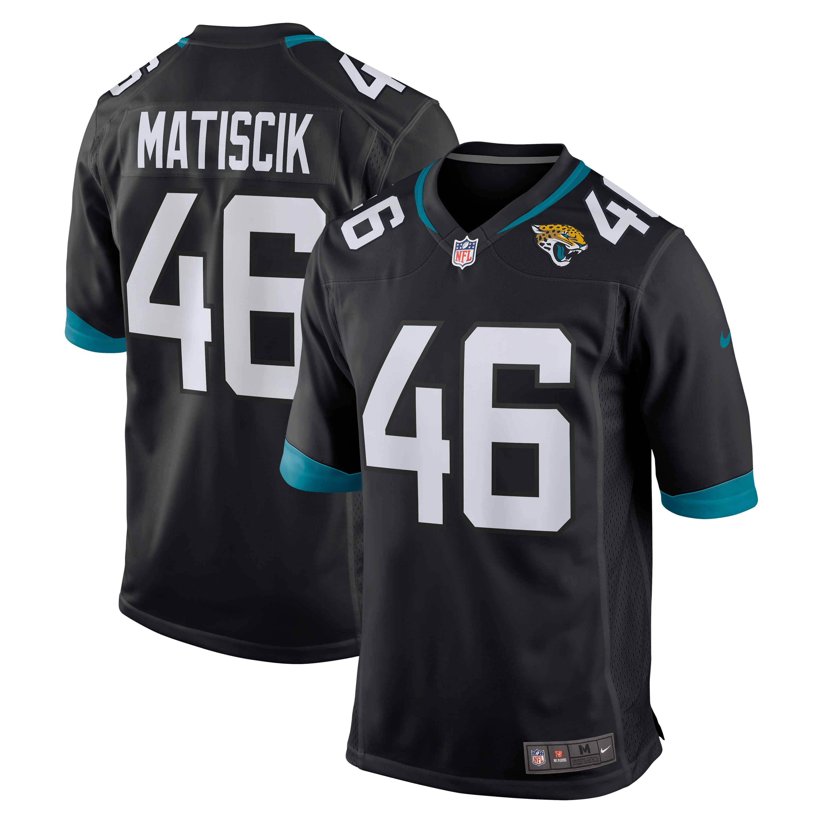 Ross Matiscik Jacksonville Jaguars Alternate Game Jersey - Black | Stitched Football Jersey TJS0419