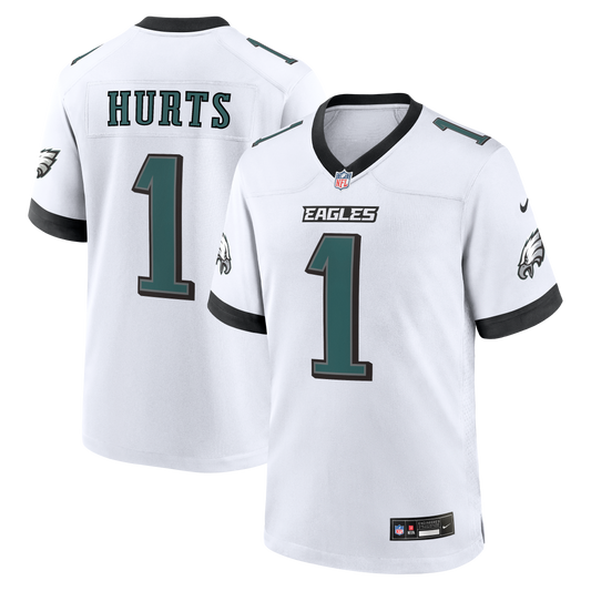 Jalen Hurts Philadelphia Eagles Game Jersey - White | Stitched Football Jersey TJS0484