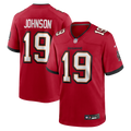 Keyshawn Johnson Tampa Bay Buccaneers Game Retired Player Jersey - Red | Stitched Football Jersey TJS0492