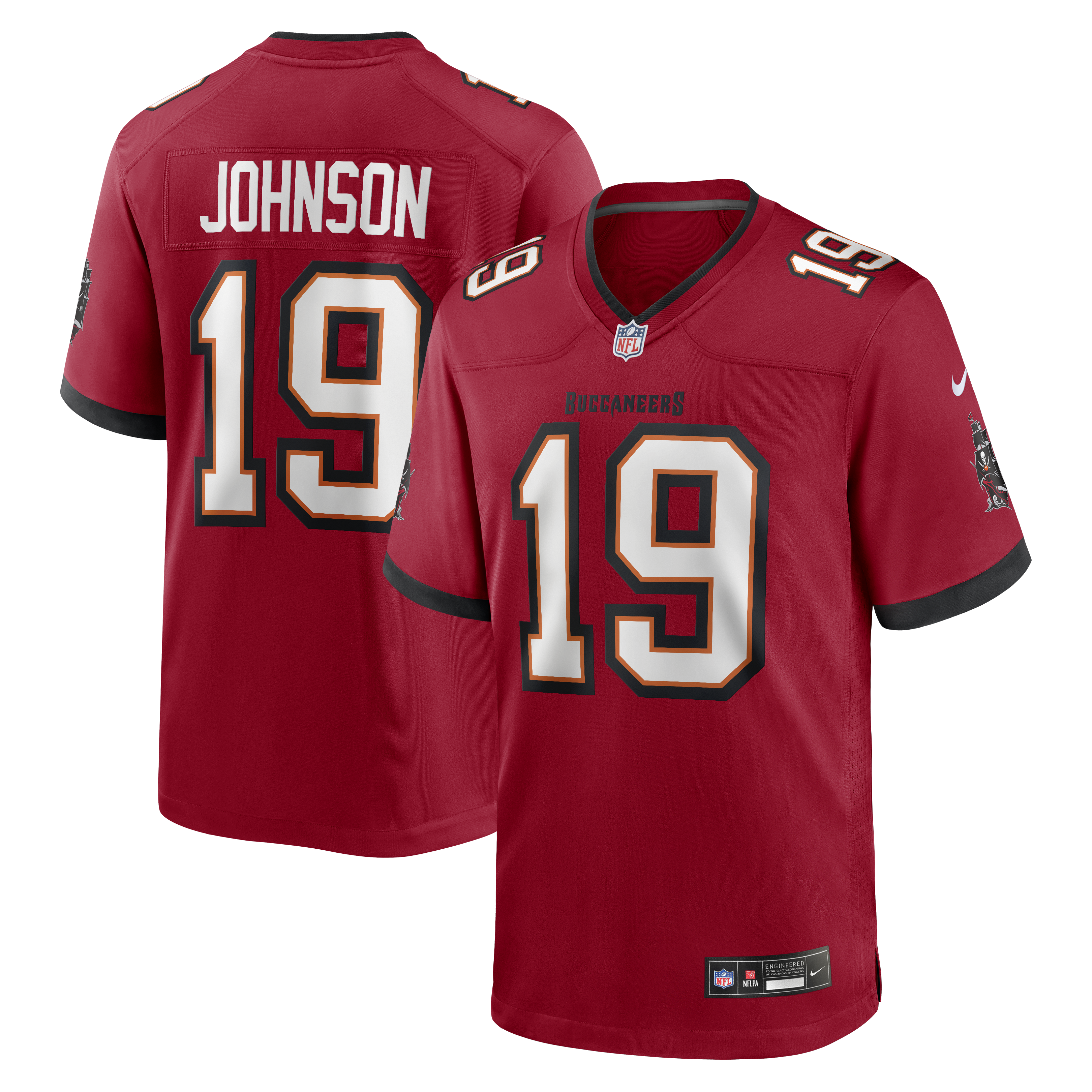 Keyshawn Johnson Tampa Bay Buccaneers Game Retired Player Jersey - Red | Stitched Football Jersey TJS0492
