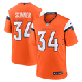 JL Skinner Denver Broncos Team Game Jersey - Orange | Stitched Football Jersey TJS0314