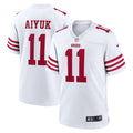 Brandon Aiyuk San Francisco 49ers Game Jersey - White | Stitched Football Jersey TJS0517