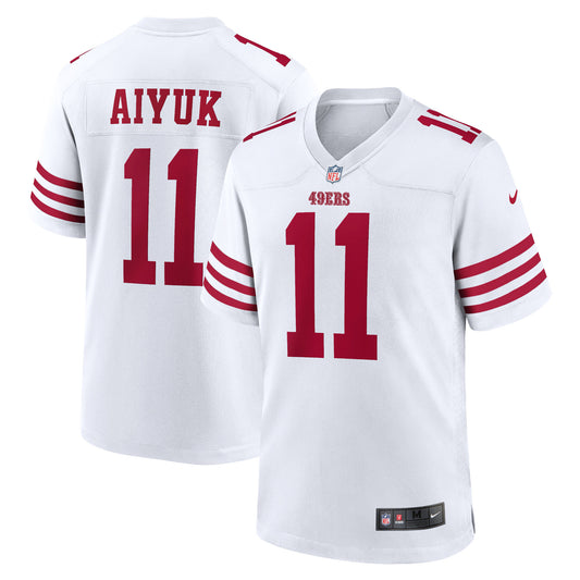Brandon Aiyuk San Francisco 49ers Game Jersey - White | Stitched Football Jersey TJS0517